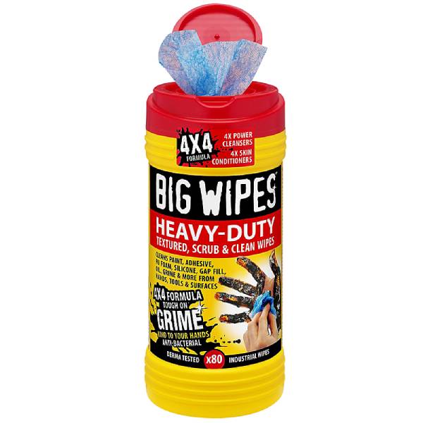 Big wipes ekstra stærke anti-bakterielle renseservietter 80 stk